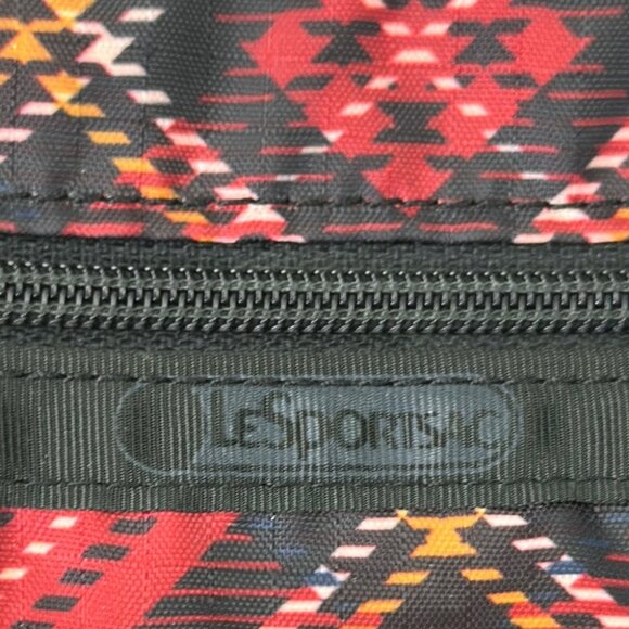 Le Sportsac Tartan Plaid Red Plaid Crossbody Bag - Picture 4 of 11